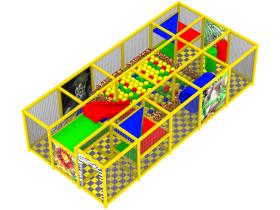 Лабиринт детский игровой «Джунгли-2» с крышей