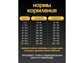 Полнорационный корм для собак