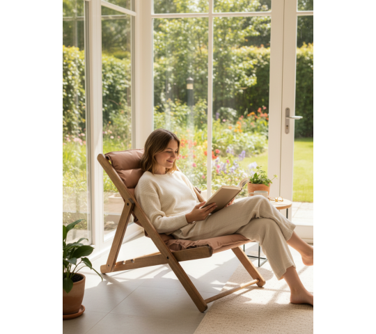 Фото 13 Кресло-шезлонг деревянный с мягким матрасом, г.Ульяновск 2025