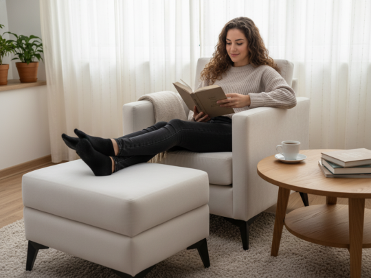 Фото 2 Кресло с пуфом(комплект), г.Ульяновск 2025