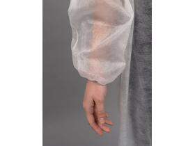 Халат одноразовый на кнопках, спанбонд (упаковка)