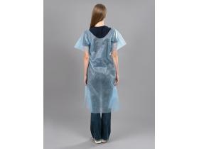 Халат-рубашка, спанбонд 25 гр/м², голубой (уп.)
