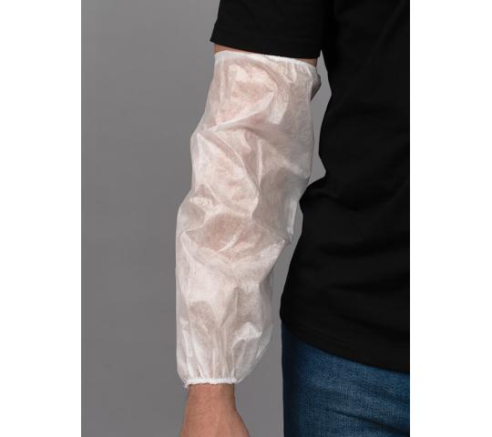 766891 картинка каталога «Производство России». Продукция Нарукавники белые, ламинированный спанбонд (уп.), г.Зеленоград 2025