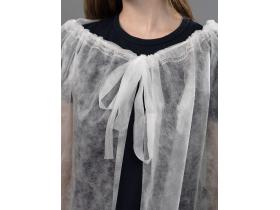 Халат-накидка с завязками, спанбонд (упаковка)