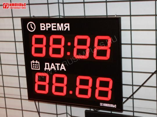 766976 картинка каталога «Производство России». Продукция Настенные часы-календарь Импульс-410K-NOVA-D10-D10, г.Зеленоград 2025