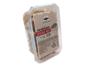 Гренки Аляска с красной икрой