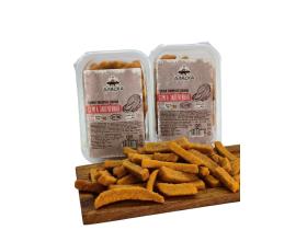 Гренки Аляска с семгой запеченной