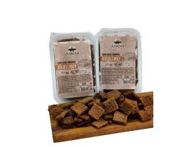 Гренки Аляска с холодцом и хреном