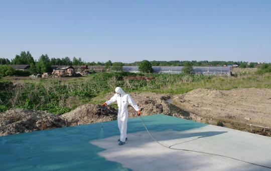 Фото 2 ДЕЛЬС - напыление гидроизоляции на бетон 2025