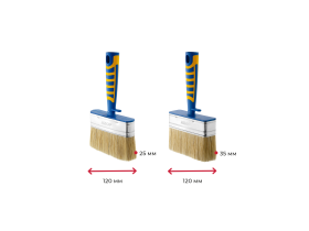 Кисти-ракли универсальные, двухкомпонентная ручка