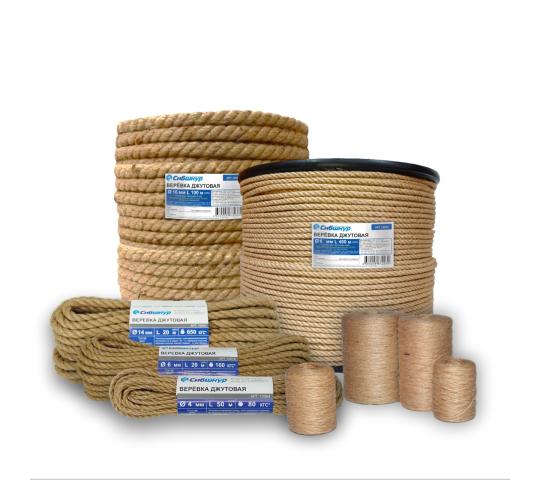 767506 картинка каталога «Производство России». Продукция Канат/веревка джут от 6 до 22мм, г.Новосибирск 2025