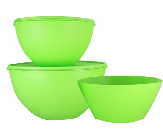 Фото 2 Набор мисок с цветными крышками (2л+4л) + Салатник, г.Копейск 2025