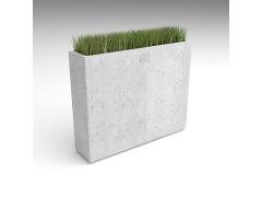 Вазон прямоугольный плоский №106