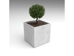 Вазон квадратный большой №105