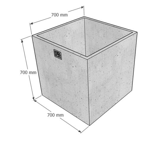 Фото 2 Вазон квадратный большой №105, г.Астрахань 2025