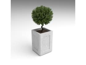 Вазон бетонный уличный №110