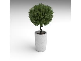 Вазон бетонный маленький №151