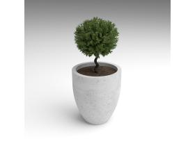 Вазон большой бетонный №155