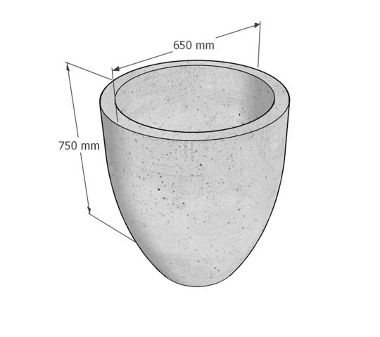 768172 картинка каталога «Производство России». Продукция Вазон большой бетонный №155, г.Астрахань 2025 Фото 2 Вазон большой бетонный №155, г.Астрахань 2025