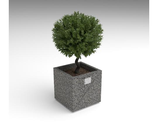 Фото 2 Вазон квадратный уличный «Куб Малый», г.Астрахань 2025