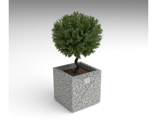 Фото 3 Вазон квадратный уличный «Куб Малый», г.Астрахань 2025