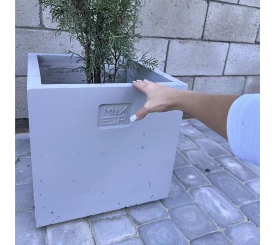 Фото 9 Вазон квадратный уличный «Куб Малый», г.Астрахань 2025