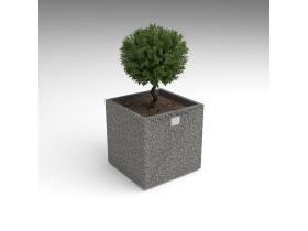 Вазон большой квадратный №104