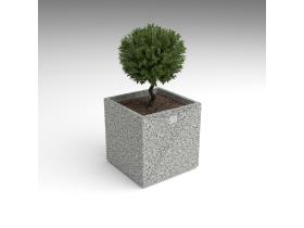 Вазон большой квадратный №104