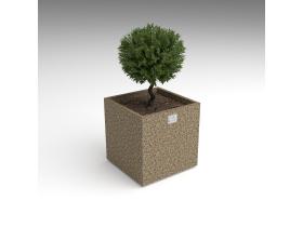 Вазон большой квадратный №104