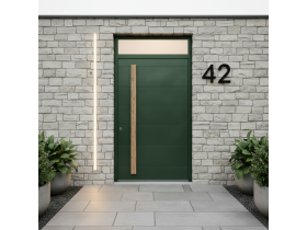 Дверь входная с фрамугой