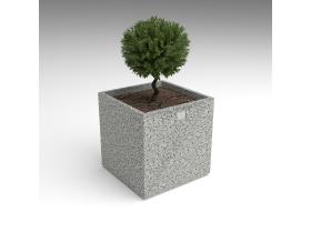 Вазон квадратный большой №105