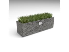 Вазон низкий уличный №108