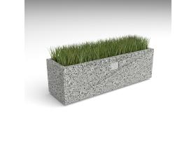 Вазон низкий уличный №108