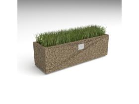 Вазон низкий уличный №108