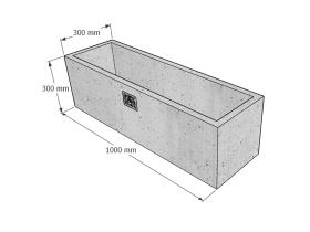 Вазон низкий уличный №108