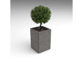 Вазон бетонный уличный №110