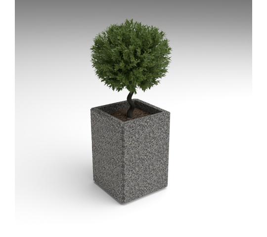 Фото 2 Вазон бетонный уличный «Монолит», г.Астрахань 2025