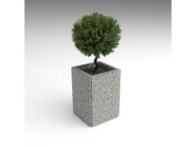 Вазон бетонный уличный №110