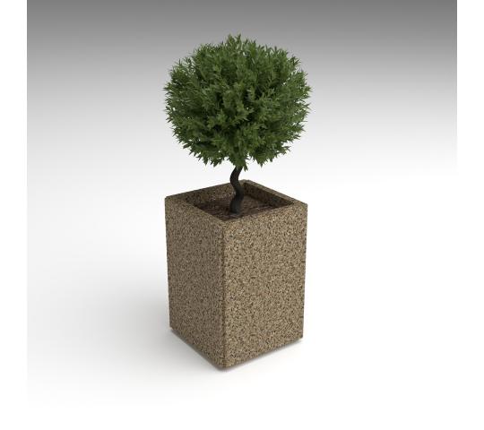 Фото 4 Вазон бетонный уличный «Монолит», г.Астрахань 2025