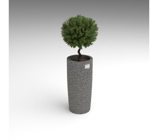 Фото 2 Вазон круглый высокий «Конус», г.Астрахань 2025