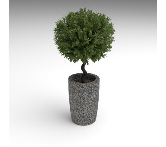 Фото 2 Вазон бетонный маленький «Компакт», г.Астрахань 2025