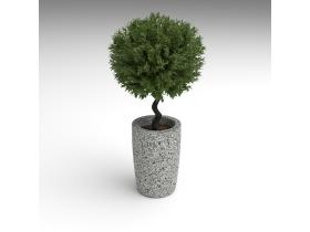 Вазон бетонный маленький №151