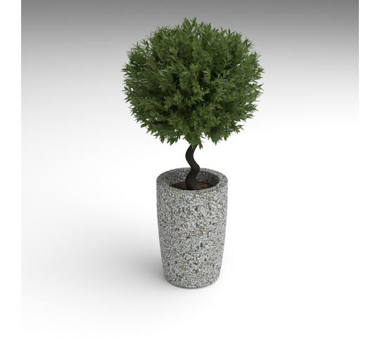 Фото 3 Вазон бетонный маленький «Компакт», г.Астрахань 2025