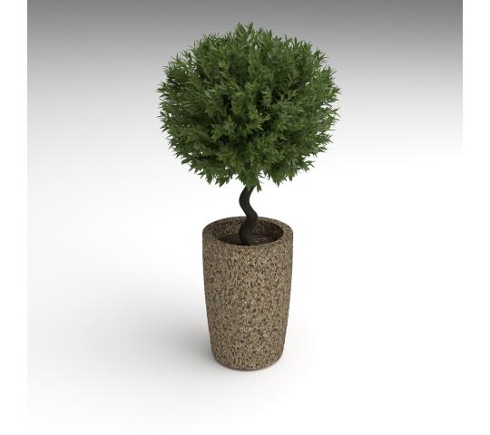 Фото 4 Вазон бетонный маленький «Компакт», г.Астрахань 2025