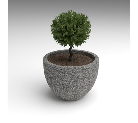 Фото 2 Вазон большой круглый «Чаша», г.Астрахань 2025