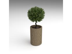 Вазон круглый бетонный №154