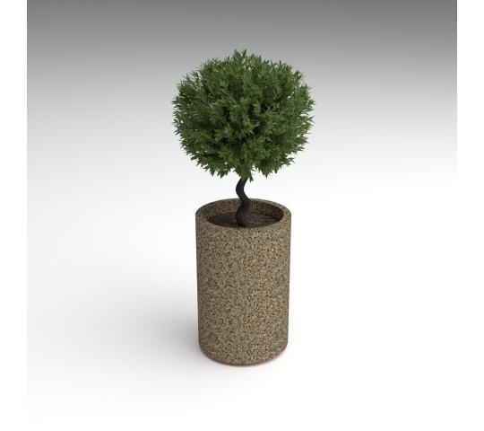 Фото 4 Вазон круглый бетонный «Цилиндр», г.Астрахань 2025