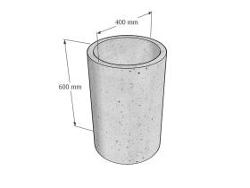 Вазон круглый бетонный №154