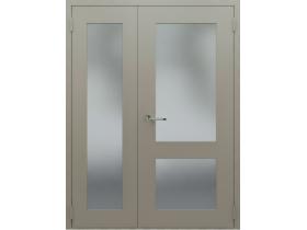 Двери переходных балконов двупольные