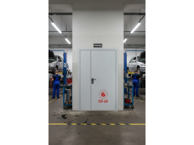 Противопожарные двупольные двери EIS 60